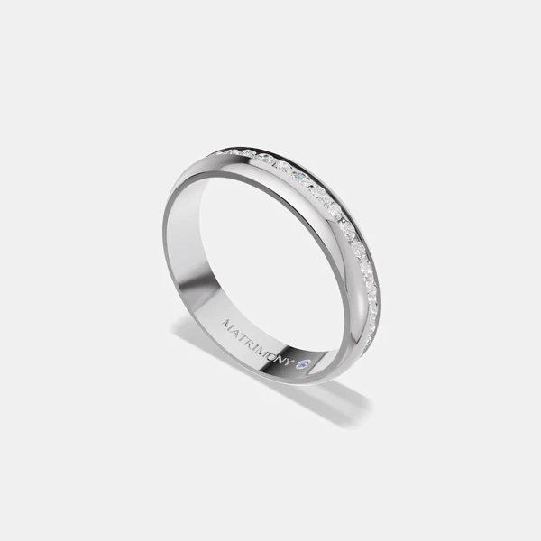 Plana eternity, oro blanco