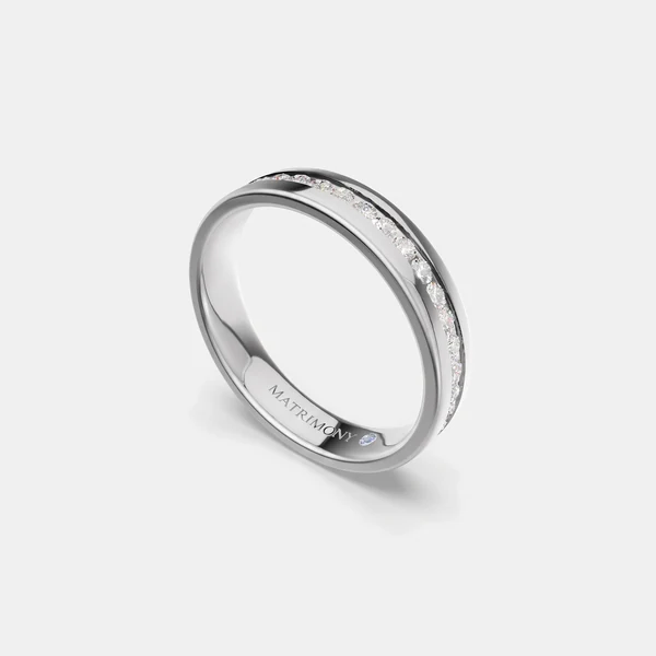 Recta eternity, oro blanco