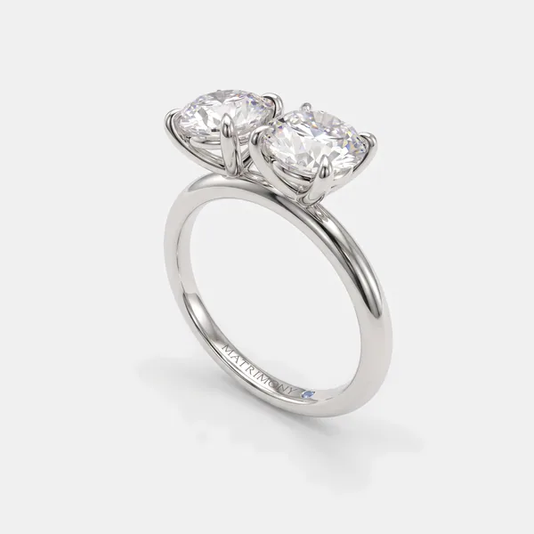Antonella, anillo de compromiso oro blanco 9k · circonia 1.0 ct