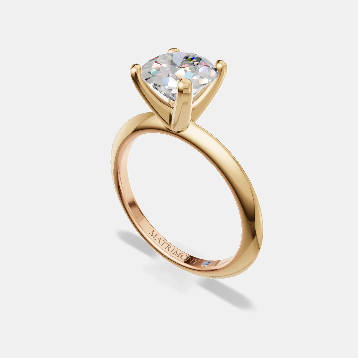 Anillo de compromiso Belén en oro amarillo
